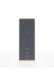 Arges Dolap 3 Raflı 4 Çekmeceli 2 Kapaklı 88x30x243 - S33M043V8A