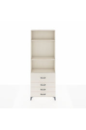 Arges Dolap 3 Raflı 4 Çekmeceli 88x30x243 - S33M044V1A