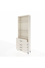 Arges Dolap 3 Raflı 4 Çekmeceli 88x30x243 - S33M044V1A