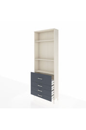 Arges Dolap 3 Raflı 4 Çekmeceli 88x30x243 - S33M044V2A