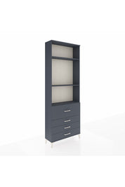 Arges Dolap 3 Raflı 4 Çekmeceli 88x30x243 - S33M044V5A