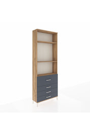 Arges Dolap 3 Raflı 4 Çekmeceli 88x30x243 - S33M044V8A
