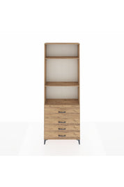 Arges Dolap 3 Raflı 4 Çekmeceli 88x30x243 - S33M044V9A