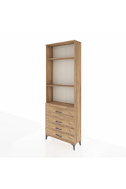 Arges Dolap 3 Raflı 4 Çekmeceli 88x30x243 - S33M044V9A