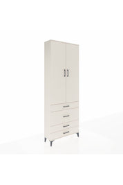 Arges Dolap 3 Raflı 4 Çekmeceli 2 Kapaklı 88x30x243 - S33M045V1A
