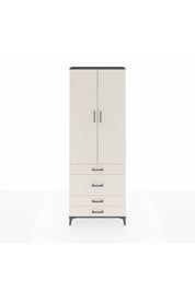Arges Dolap 3 Raflı 4 Çekmeceli 2 Kapaklı 88x30x243 - S33M045V4A