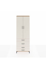 Arges Dolap 3 Raflı 4 Çekmeceli 2 Kapaklı 88x30x243 - S33M045V7A