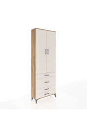 Arges Dolap 3 Raflı 4 Çekmeceli 2 Kapaklı 88x30x243 - S33M045V7A