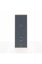 Arges Dolap 3 Raflı 4 Çekmeceli 2 Kapaklı 88x30x243 - S33M045V8A