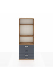 Arges Dolap 3 Raflı 4 Çekmeceli 88x30x243 - S33M046V8A