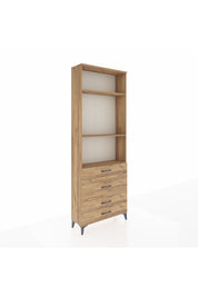 Arges Dolap 3 Raflı 4 Çekmeceli 88x30x243 - S33M046V9A