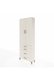 Arges Dolap 3 Raflı 4 Çekmeceli 2 Kapaklı 88x30x243 - S33M047V1A