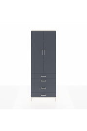 Arges Dolap 3 Raflı 4 Çekmeceli 2 Kapaklı 88x30x243 - S33M047V2A