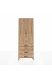 Arges Dolap 3 Raflı 4 Çekmeceli 2 Kapaklı 88x30x243 - S33M047V3A