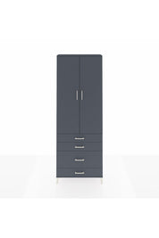 Arges Dolap 3 Raflı 4 Çekmeceli 2 Kapaklı 88x30x243 - S33M047V5A