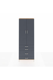 Arges Dolap 3 Raflı 4 Çekmeceli 2 Kapaklı 88x30x243 - S33M047V8A