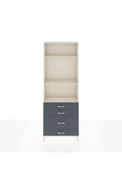Arges Dolap 3 Raflı 4 Çekmeceli 88x30x243 - S33M048V2A