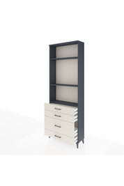 Arges Dolap 3 Raflı 4 Çekmeceli 88x30x243 - S33M048V4A
