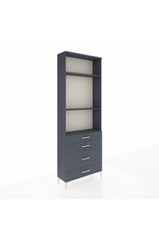Arges Dolap 3 Raflı 4 Çekmeceli 88x30x243 - S33M048V5A