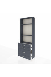 Arges Dolap 3 Raflı 4 Çekmeceli 88x30x243 - S33M048V5A