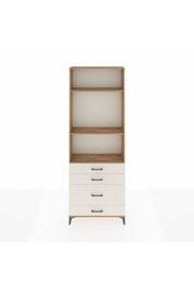 Arges Dolap 3 Raflı 4 Çekmeceli 88x30x243 - S33M048V7A