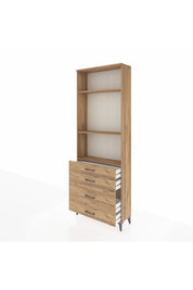 Arges Dolap 3 Raflı 4 Çekmeceli 88x30x243 - S33M048V9A