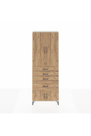 Arges Dolap 2 Raflı 4 Çekmeceli 4 Kapaklı 88x30x243 - S33M049V3A
