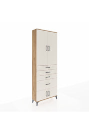 Arges Dolap 2 Raflı 4 Çekmeceli 4 Kapaklı 88x30x243 - S33M049V7A