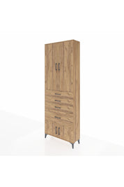 Arges Dolap 2 Raflı 4 Çekmeceli 4 Kapaklı 88x30x243 - S33M049V9A