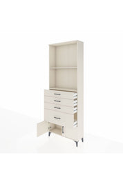 Arges Dolap 2 Raflı 4 Çekmeceli 2 Kapaklı 88x30x243 - S33M050V1A