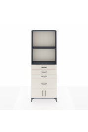Arges Dolap 2 Raflı 4 Çekmeceli 2 Kapaklı 88x30x243 - S33M050V4A