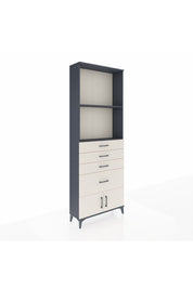 Arges Dolap 2 Raflı 4 Çekmeceli 2 Kapaklı 88x30x243 - S33M050V4A