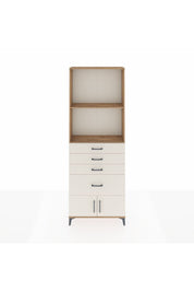 Arges Dolap 2 Raflı 4 Çekmeceli 2 Kapaklı 88x30x243 - S33M050V7A
