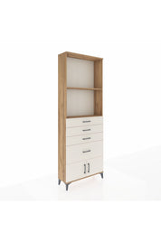 Arges Dolap 2 Raflı 4 Çekmeceli 2 Kapaklı 88x30x243 - S33M050V7A