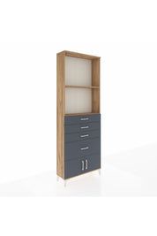 Arges Dolap 2 Raflı 4 Çekmeceli 2 Kapaklı 88x30x243 - S33M050V8A