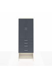Arges Dolap 2 Raflı 4 Çekmeceli 2 Kapaklı 88x30x243 - S33M051V2A