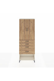 Arges Dolap 2 Raflı 4 Çekmeceli 2 Kapaklı 88x30x243 - S33M051V3A