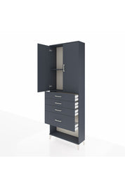 Arges Dolap 2 Raflı 4 Çekmeceli 2 Kapaklı 88x30x243 - S33M051V5A