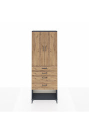 Arges Dolap 2 Raflı 4 Çekmeceli 2 Kapaklı 88x30x243 - S33M051V6A