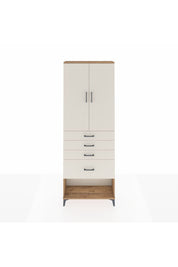 Arges Dolap 2 Raflı 4 Çekmeceli 2 Kapaklı 88x30x243 - S33M051V7A