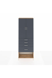 Arges Dolap 2 Raflı 4 Çekmeceli 2 Kapaklı 88x30x243 - S33M051V8A