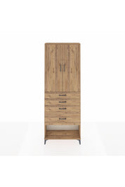 Arges Dolap 2 Raflı 4 Çekmeceli 2 Kapaklı 88x30x243 - S33M051V9A