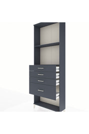Arges Dolap 2 Raflı 4 Çekmeceli 88x30x243 - S33M052V5A