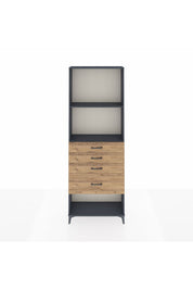 Arges Dolap 2 Raflı 4 Çekmeceli 88x30x243 - S33M052V6A