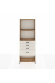 Arges Dolap 2 Raflı 4 Çekmeceli 88x30x243 - S33M052V7A