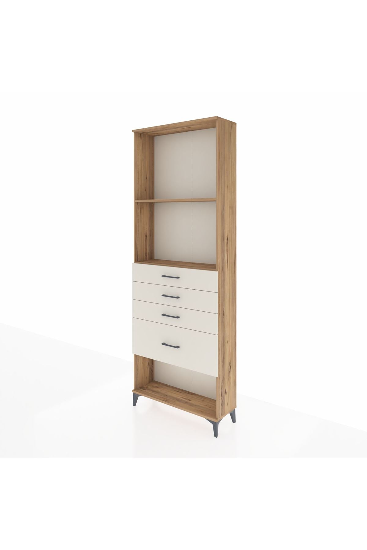 Arges Dolap 2 Raflı 4 Çekmeceli 88x30x243 - S33M052V7A