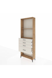 Arges Dolap 2 Raflı 4 Çekmeceli 88x30x243 - S33M052V7A