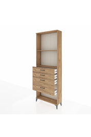 Arges Dolap 2 Raflı 4 Çekmeceli 88x30x243 - S33M052V9A