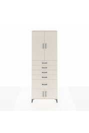 Arges Dolap 2 Raflı 5 Çekmeceli 4 Kapaklı 88x30x243 - S33M053V1A