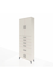 Arges Dolap 2 Raflı 5 Çekmeceli 4 Kapaklı 88x30x243 - S33M053V1A